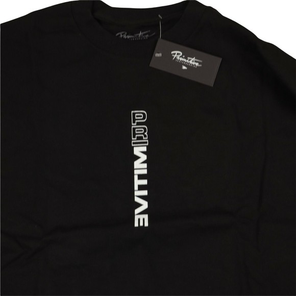 primitive skateboarding t shirt / long sleeve / black color /sleeve graphics tee - Picture 4 of 4